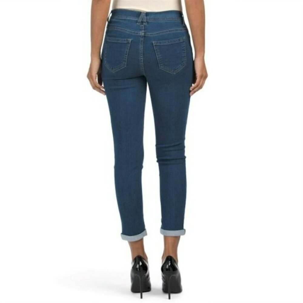 NWT Angels Forever Young Women's High Rise Tummy Tech Panel Denim Skinny Jeans - Picture 2 of 4